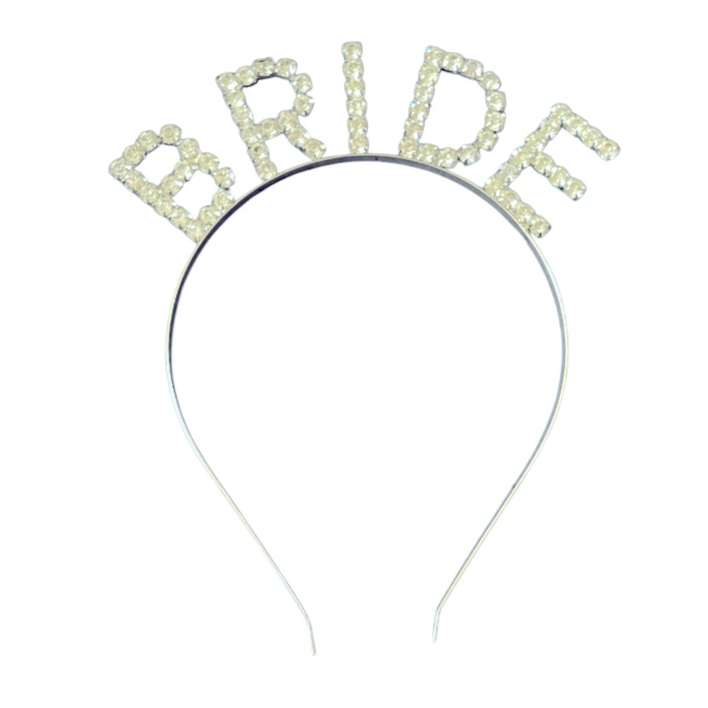 BRIDE TIARA➕Rhinestone Embellished Headband